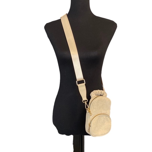 Corduroy Mini Crossbody Bag - Picture 1 of 9